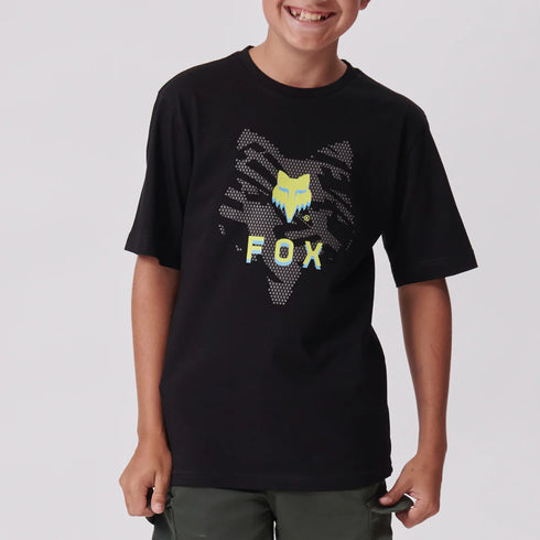 Fox Youth Blazing Trails Short Sleeve T-Shirt - Black