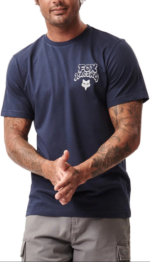 Fox Racing Racewear Short Sleeve T-Shirt - Summit Navy