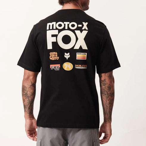 Fox Racing Loretta Lynns Moto-X Oversized Short Sleeve T-Shirt - Black