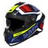 SMK Typhoon Thorn Helmet - GL543 (Blue/White/Red/Hi-Viz Yellow)