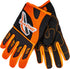 Tork Craft Limited Edition Synthetic Leather Racing Gloves - Orange