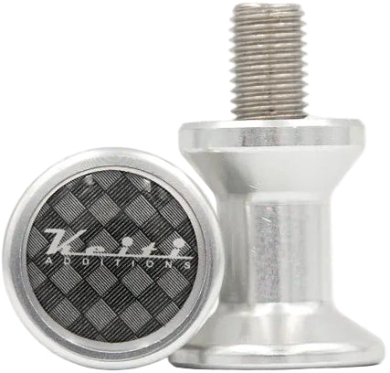 Keiti Additions 8mm Stand Bobbins - Silver (New Design)