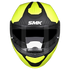 SMK Gullwing Solid Helmet - HV400 (Hi Vision Yellow)