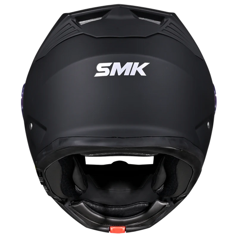 SMK Gullwing Solid Helmet - MA200 (Black Matt)