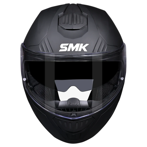 SMK Gullwing Solid Helmet - MA200 (Black Matt)