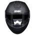 SMK Gullwing Solid Helmet - MA200 (Black Matt)