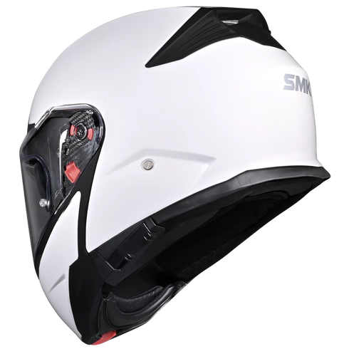 SMK Gullwing Solid Helmet - GL100 (White)