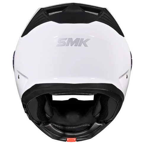 SMK Gullwing Solid Helmet - GL100 (White)