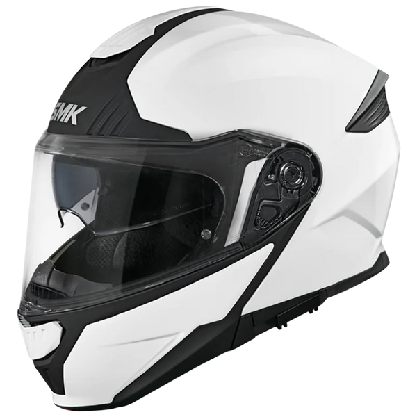 SMK Gullwing Gloss White Helmet GL100