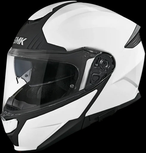 SMK Gullwing Solid Helmet - GL100 White