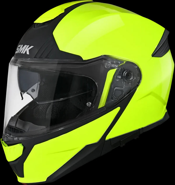 SMK Gullwing Solid Helmet - HV400 Hi-Viz Yellow