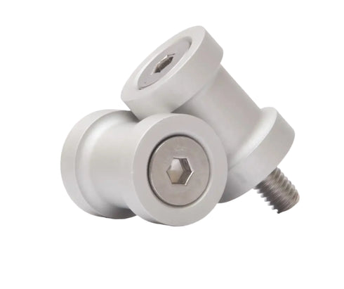 R&G M8 Paddock Stand Bobbins - Silver