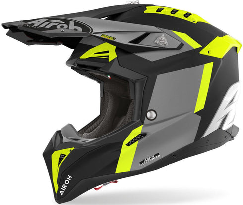 Airoh 2023 Aviator 3 Glory Helmet - Yellow Matt