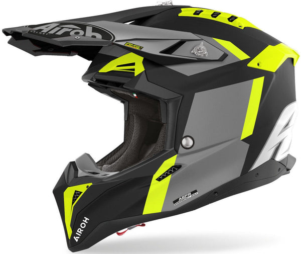 Airoh 2023 Aviator 3 Glory Helmet - Yellow Matt