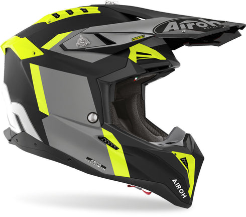 Airoh 2023 Aviator 3 Glory Helmet - Yellow Matt