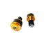 Trickbitz Round Handlebar End Weight with Carbon Inlay