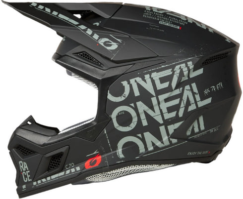 O'Neal 2025 3 Series Static Helmet - Black/Grey