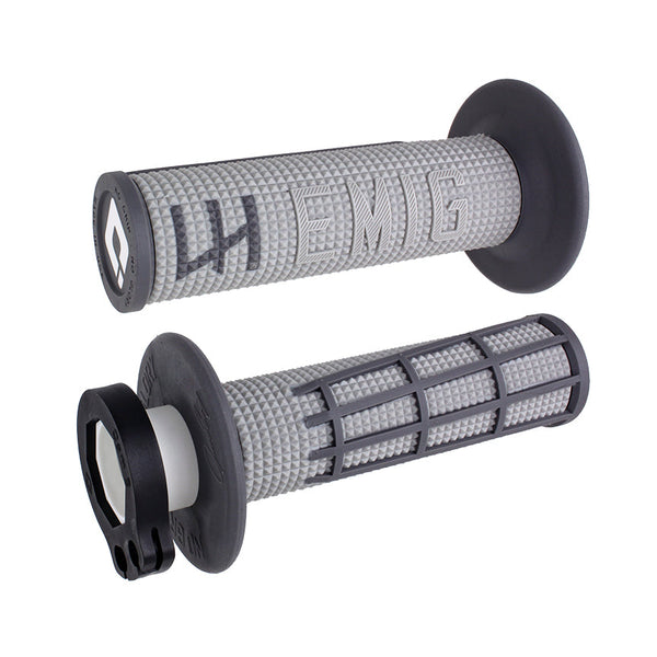 ODI Emig 2.0 V2 Lock-On Grip Set - Grey/Graphite