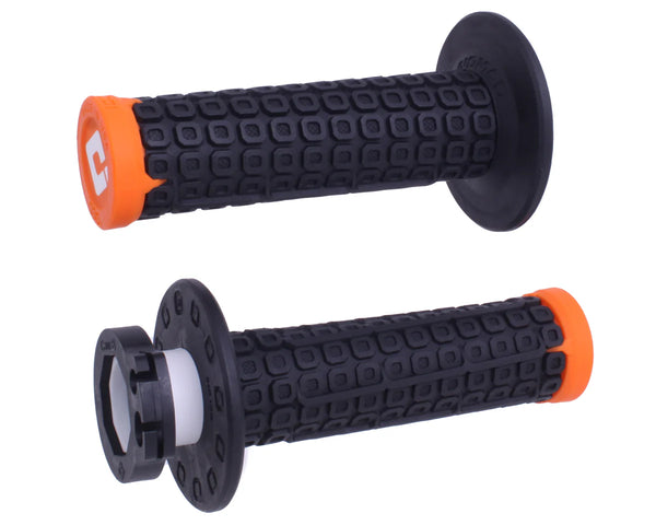 ODI NOMAD MX V2 Lock-On Grips - Black/Orange