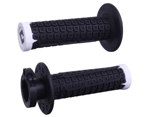 ODI NOMAD MX V2 Lock-On Grips - Black/White