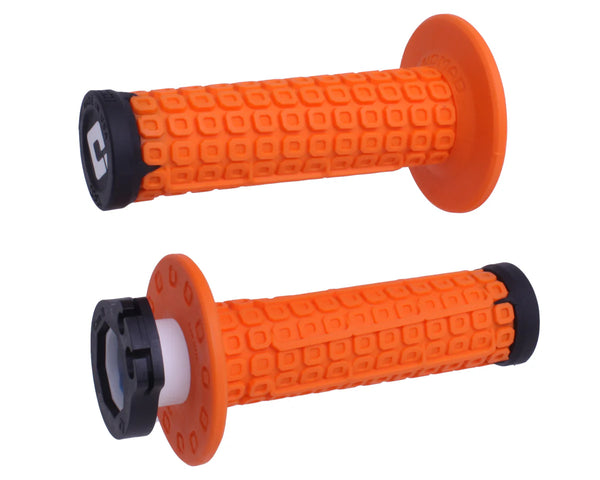 ODI NOMAD MX V2 Lock-On Grips - Orange/Black