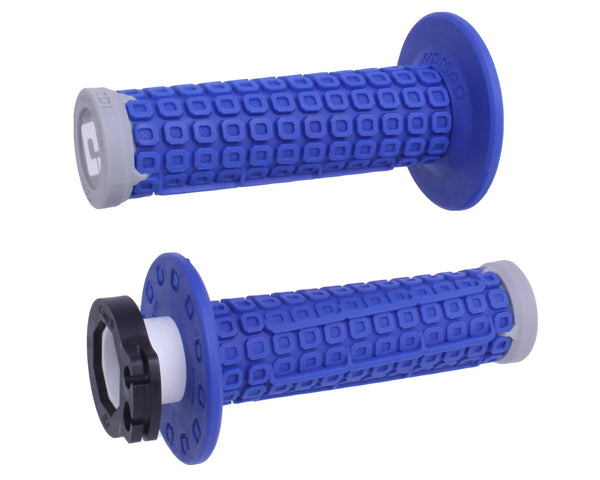 ODI NOMAD MX V2 Lock-On Grips - Blue/Grey