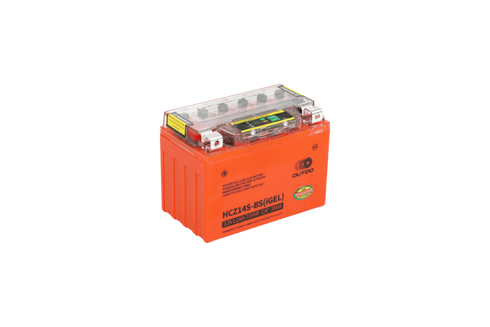OUTDO iGEL Maintenance Free Motorcycle Battery - HCZ14S-BS