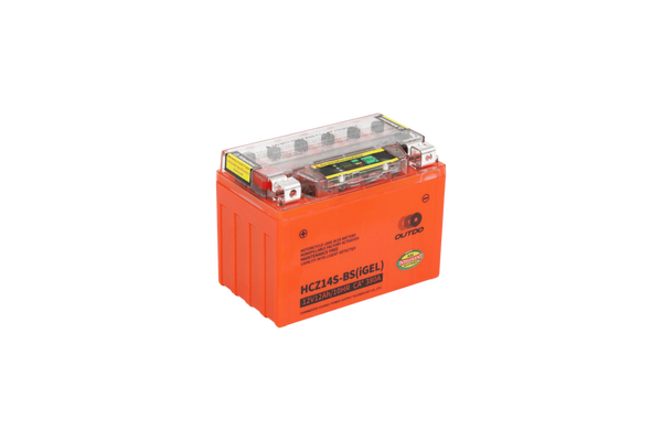 OUTDO iGEL Maintenance Free Motorcycle Battery - HCZ14S-BS