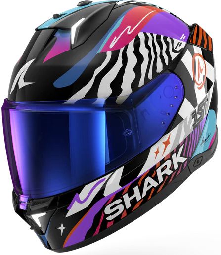 Shark Skwal I3 Speed-Fancy Helmet - KWO (Black/White/Orange)