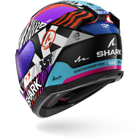 Shark Skwal I3 Speed-Fancy Helmet - KWO (Black/White/Orange)