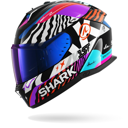 Shark Skwal I3 Speed-Fancy Helmet - KWO (Black/White/Orange)