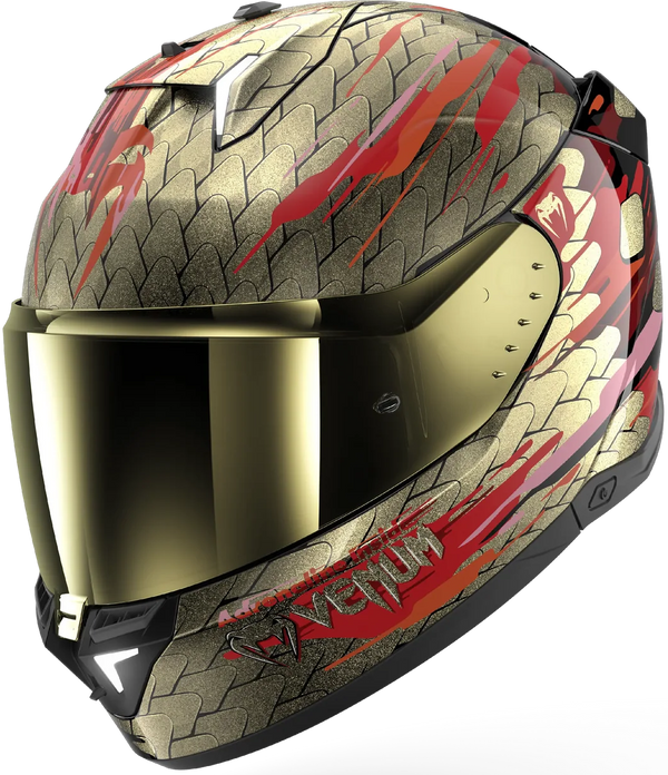 Shark Skwal I3 Venum Helmet - KRQ (Black/Red/Gold)