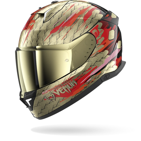Shark Skwal I3 Venum Helmet - KRQ (Black/Red/Gold)