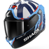 Shark Skwal I3 Replica Helmet - Raul Fernandez BBW (Blue/Blue/White)