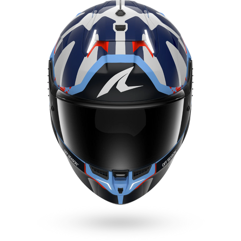 Shark Skwal I3 Replica Helmet - Raul Fernandez BBW (Blue/Blue/White)