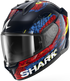 Shark D-Skwal 3 Speed-Vib Helmet - BRB (Blue/Red/Blue)