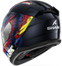 Shark D-Skwal 3 Speed-Vib Helmet - BRB (Blue/Red/Blue)