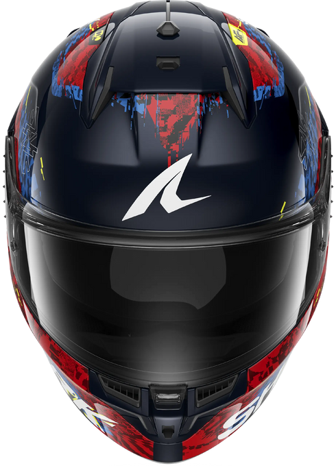 Shark D-Skwal 3 Speed-Vib Helmet - BRB (Blue/Red/Blue)