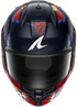 Shark D-Skwal 3 Speed-Vib Helmet - BRB (Blue/Red/Blue)