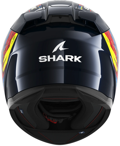 Shark D-Skwal 3 Speed-Vib Helmet - BRB (Blue/Red/Blue)