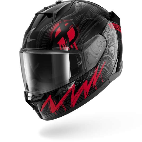 Shark D-Skwal 3 Shiever Helmet - KAR (Black/Anthracite/Red)
