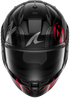 Shark D-Skwal 3 Shiever Helmet - KAR (Black/Anthracite/Red Gloss)