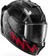 Shark D-Skwal 3 Shiever Helmet - KAR (Black/Anthracite/Red Gloss)