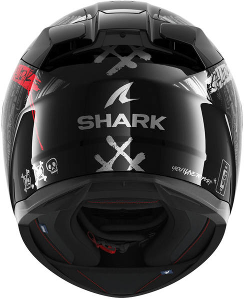 Shark D-Skwal 3 Shiever Helmet - KAR (Black/Anthracite/Red Gloss)