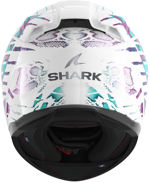 Shark D-Skwal 3 Reptaia Helmet - WXW (White/Cameleon/White)