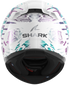 Shark D-Skwal 3 Reptaia Helmet - WXW (White/Cameleon/White)
