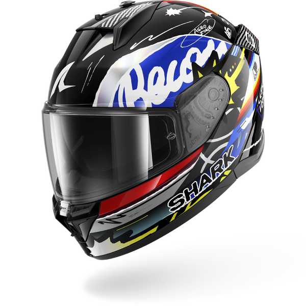 Shark D-Skwal 3 Streetrush Helmet - KBU (Black/Blue/Chrome)