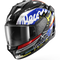 Shark D-Skwal 3 Streetrush Helmet - KBU (Black/Blue/Chrome)