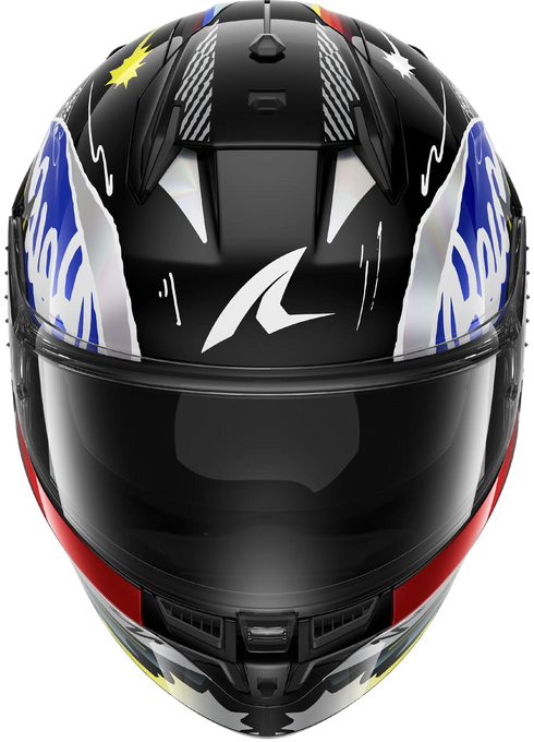 Shark D-Skwal 3 Streetrush Helmet - KBU (Black/Blue/Chrome)