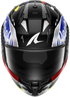 Shark D-Skwal 3 Streetrush Helmet - KBU (Black/Blue/Chrome)